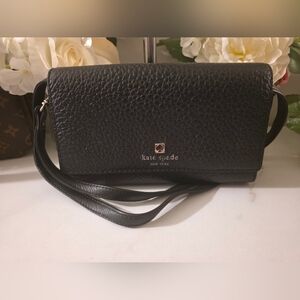 Kate Spade Black Leather Crossbody Bag